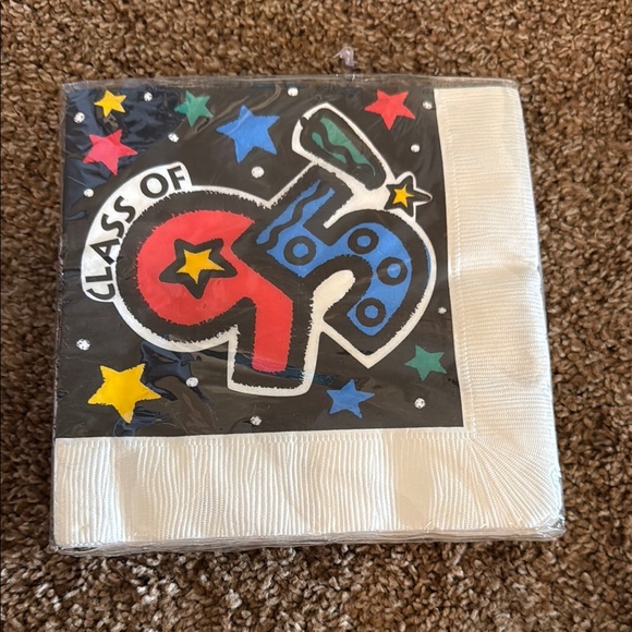party express Other - Vintage Party Express brand new Class of 1995 napkins unopened RARE